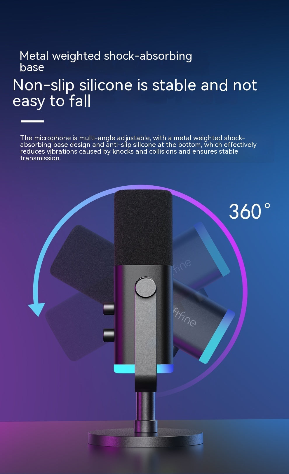 Dynamic Noise Reduction Microphone