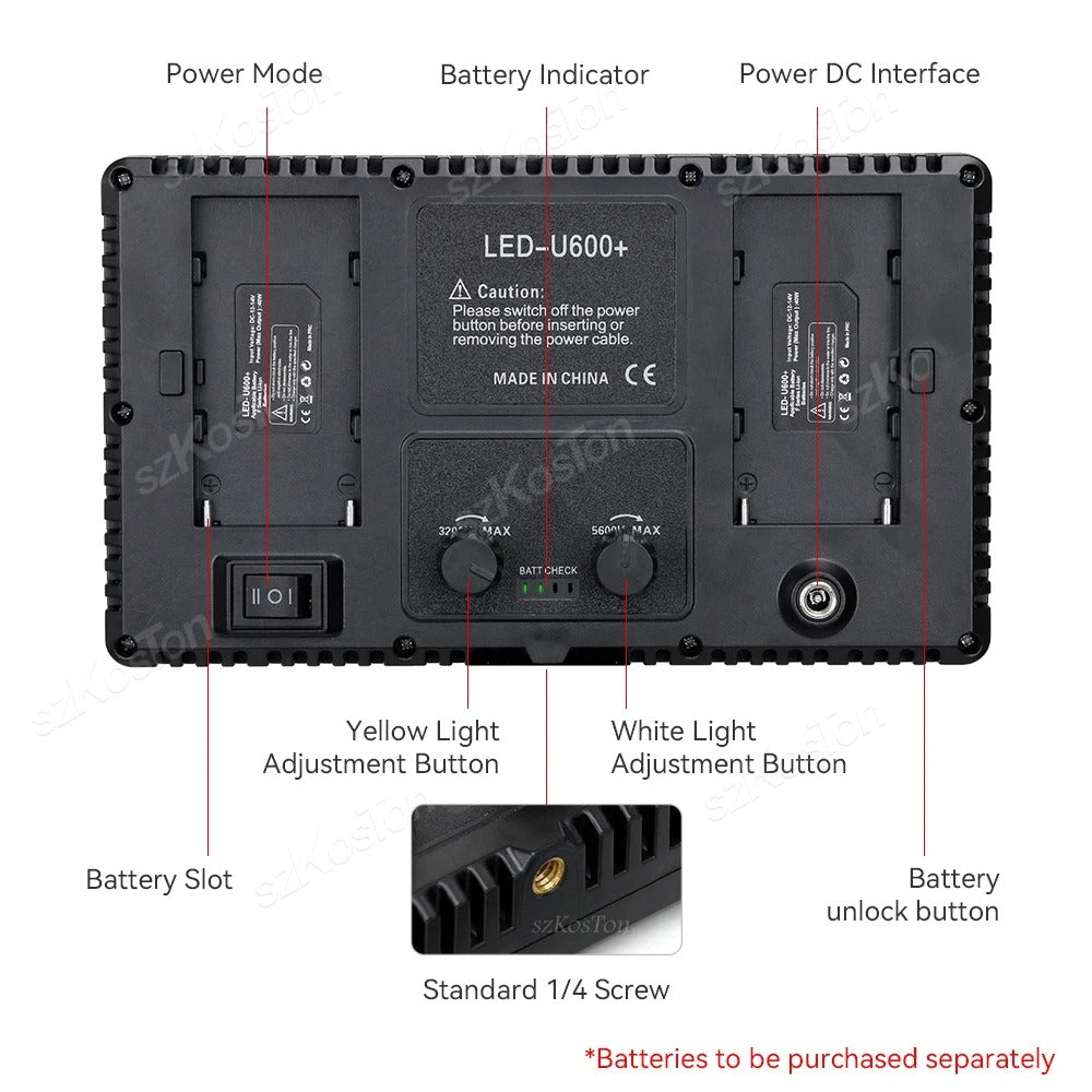8-Inch RGB Video Light