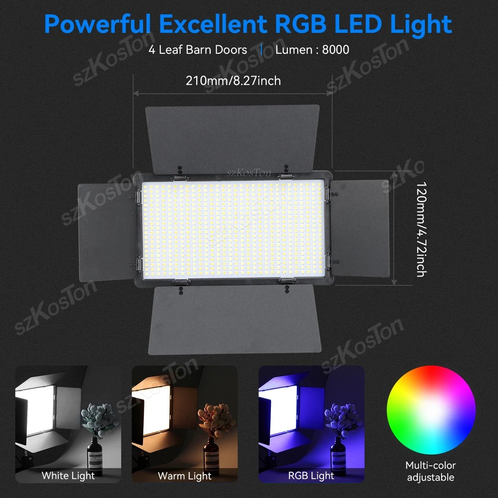 8-Inch RGB Video Light