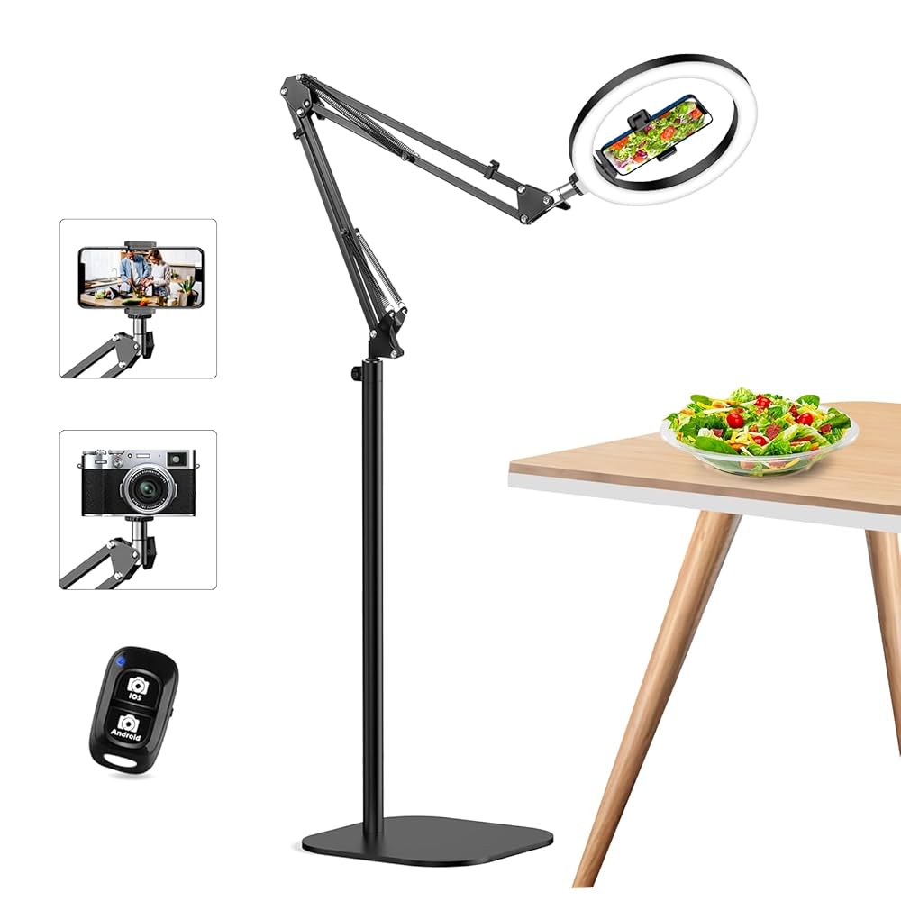 LED Selfie Ring Light with Adjustable Stand