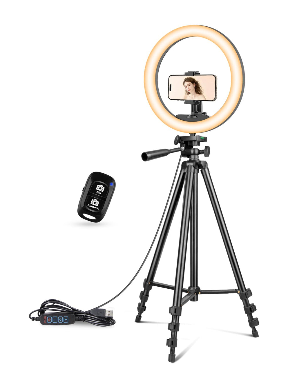 LED Selfie Ring Light with Adjustable Stand